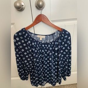 MK navy top